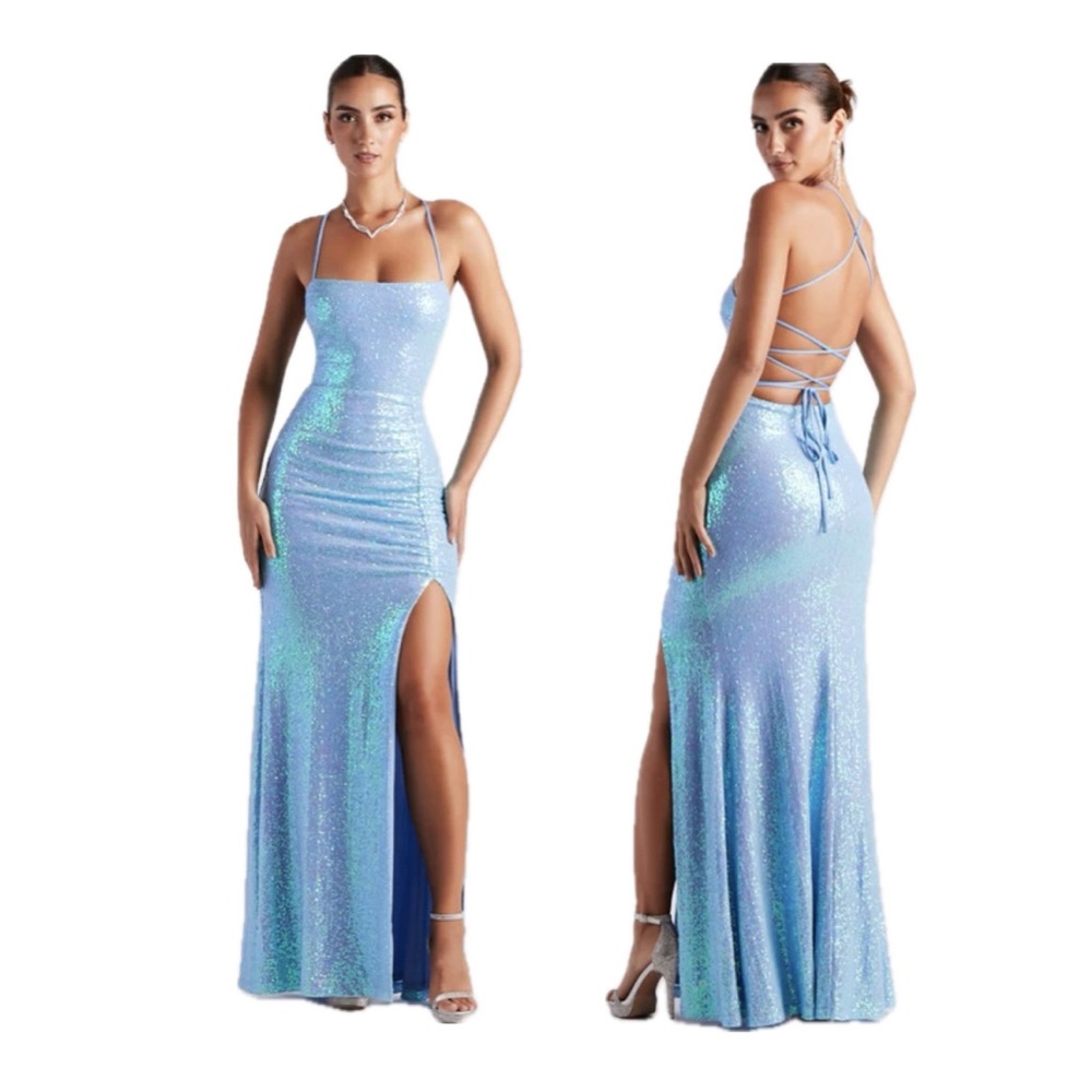 windsor mermaid sequin formal dress XL